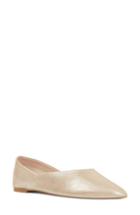 Women's Nine West Monika - 40th Anniversary Capsule Collection Skimmer Flat .5 M - Metallic