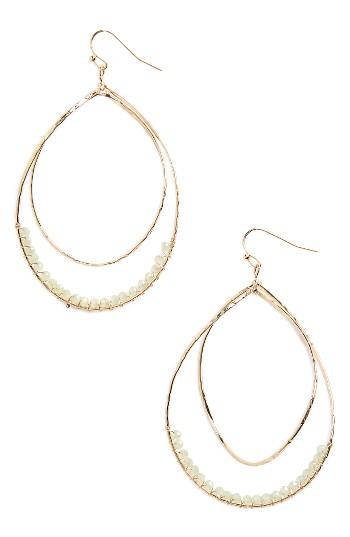 Women's Panacea Crystal Twist Teardrop Earrings