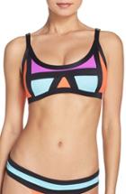 Women's Pilyq Colorblock Bikini Top - Coral