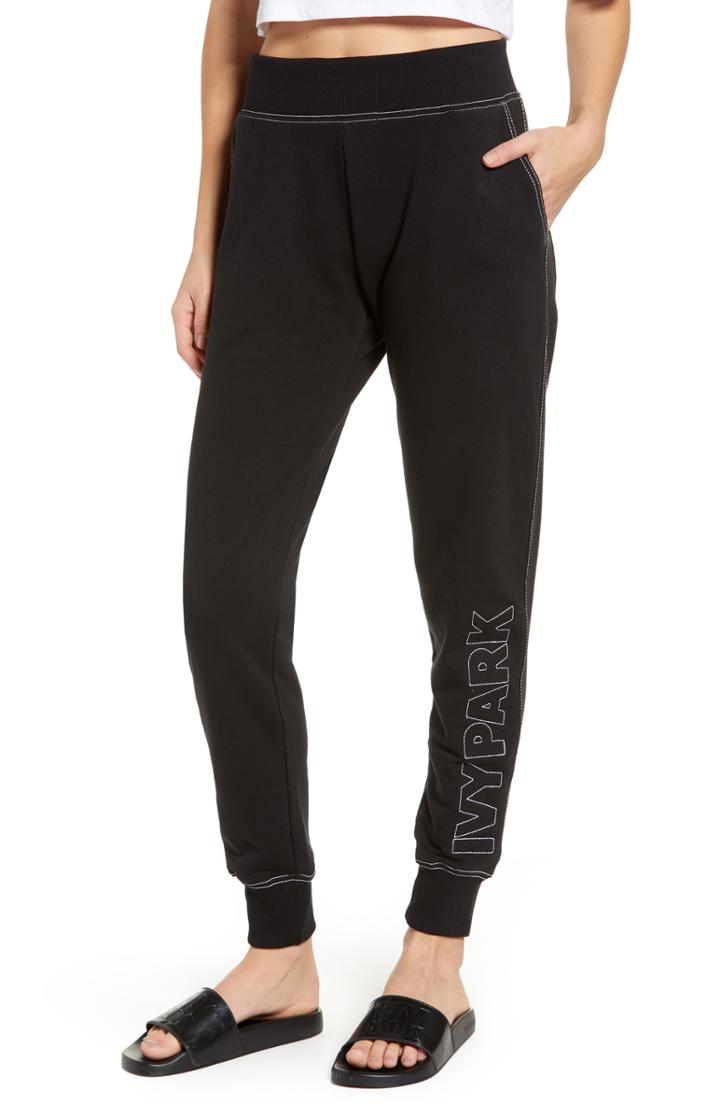 Women's Ivy Park Stab Stitch Logo Joggers