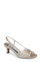 Women's David Tate Cheer Sandal M - Metallic