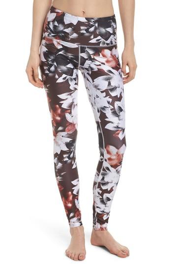 Women's Zella Print Slick High Waist Leggings, Size - Metallic