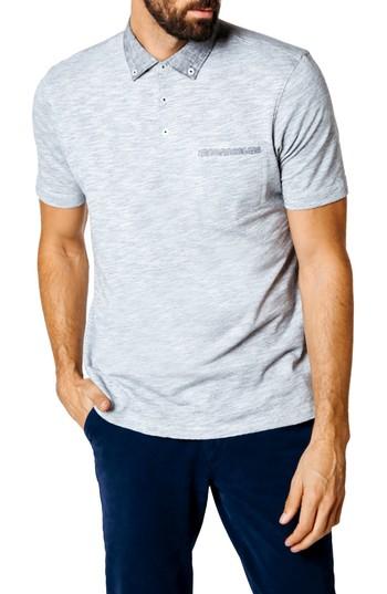 Men's Good Man Brand Slim Fit Polo Shirt, Size - Black