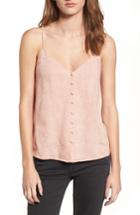 Women's Bp. Button Front Camisole, Size - Pink