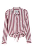 Women's Rails Val Tie Front Shirt - Red