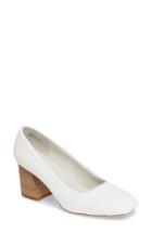 Women's Grey City Shay Genuine Calf Hair Pump .5 M - White