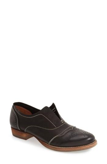 Women's Blackstone 'hl55' Slip-on Oxford Eu - Black