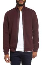 Men's Ted Baker London Ken Quilted Bomber Jacket (l) - Red