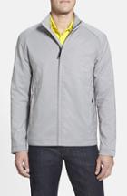 Men's Cutter & Buck 'blakely' Weathertec Wind & Water Resistant Full Zip Jacket, Size - Grey