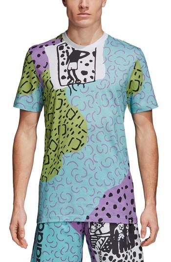 Men's Adidas Originals Graphic T-shirt - Blue