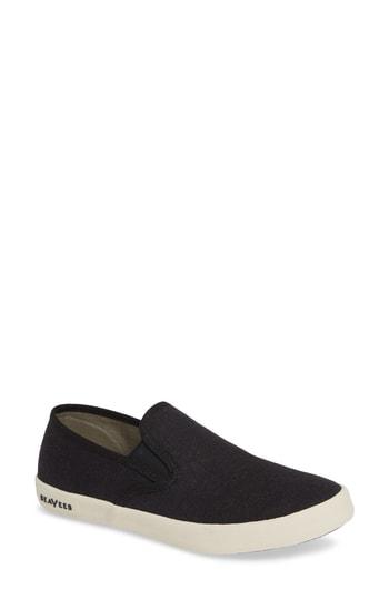 Women's Seavees Baja Standard Slip-on Sneaker M - Black