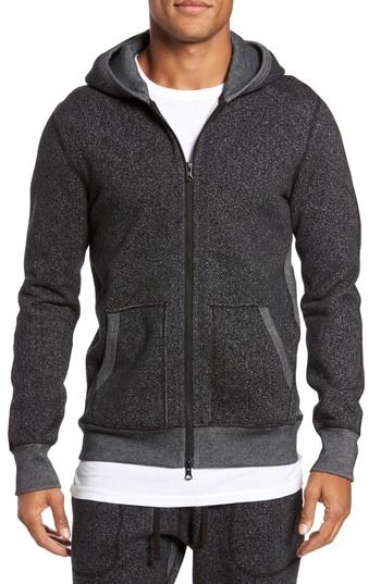 Men's Reigning Champ Tiger Zip Hoodie - Black