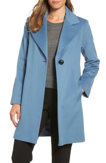 Women's Fleurette Single Button Wool Coat
