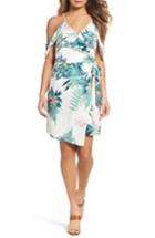 Women's Adelyn Rae Prescilla Cold Shoulder Wrap Dress