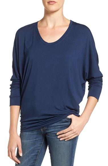 Women's Amour Vert 'zoe' Long Sleeve Tee, Size - Blue