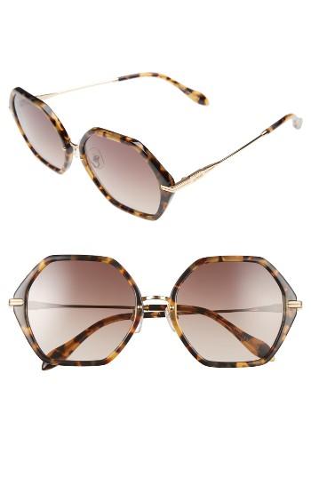 Women's Sonix Willow 55mm Octagon Sunglasses -