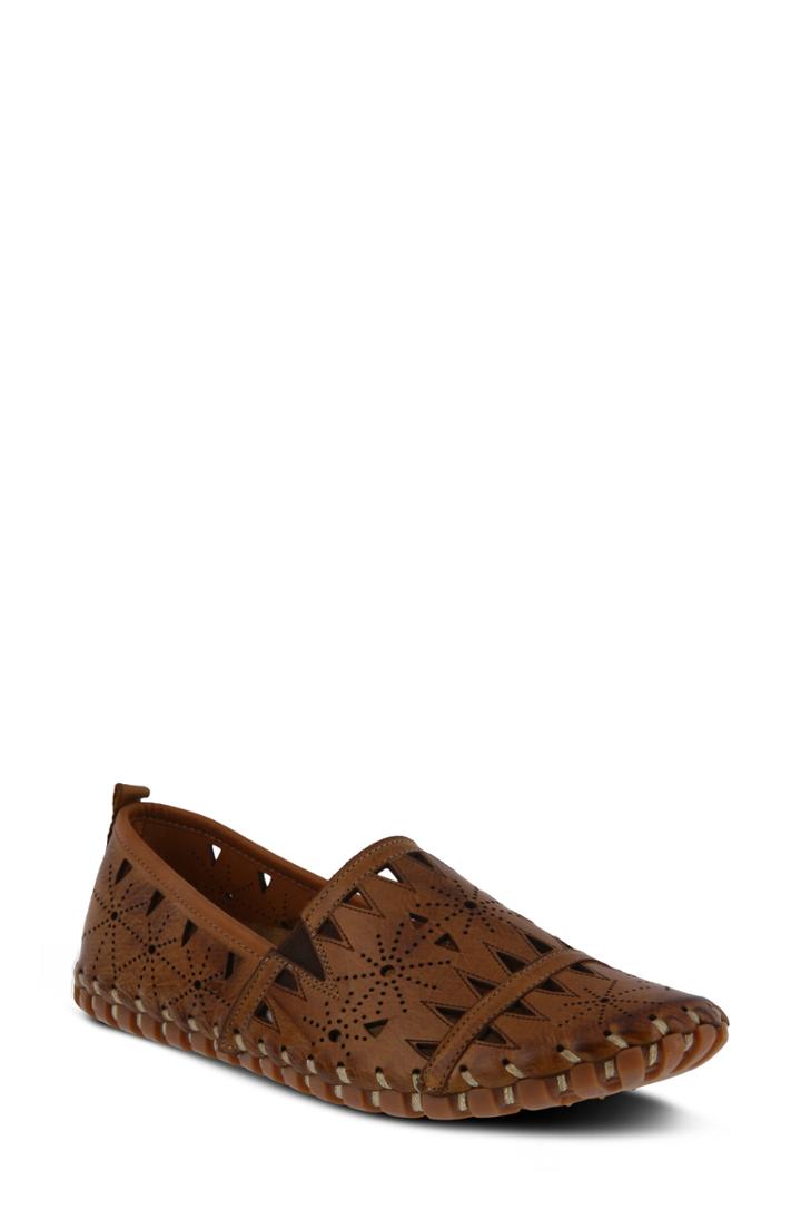 Women's Spring Step Fusaro Flat .5-6us / 36eu - Brown