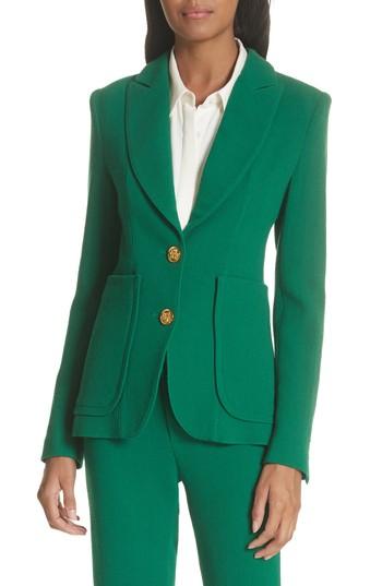 Women's Smythe Wool Blazer - Green