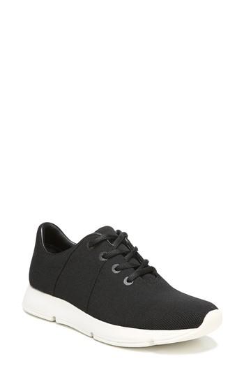 Women's Vince Trellis Low Top Knit Sneaker M - Black