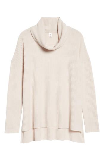 Women's Bp. Funnel Neck Tunic - Beige