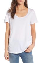 Women's Ag Killian Scoop Neck Tee - White