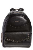 Jimmy Choo Cassie Star Studded Lambskin Leather Backpack -