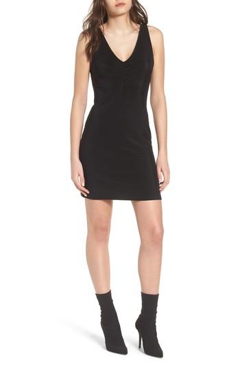 Women's Leith Smocked Body-con Dress - Black