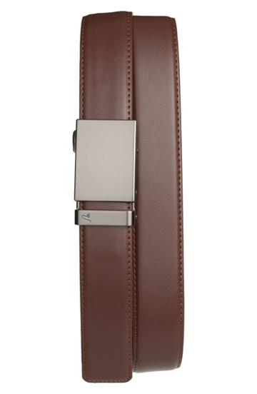 Men's Mission Belt 'gun Metal' Leather Belt