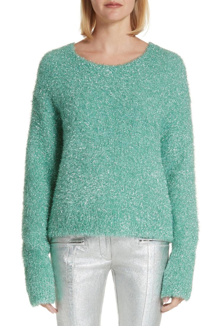 Women's Iro Mohair Blend Sweater - Pink
