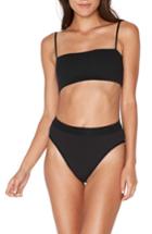 Women's L Space Ridin' High Rebel Bikini Top - Black