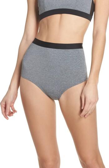 Women's Chromat Yoko High Waist Bikini Bottoms X-large - Grey