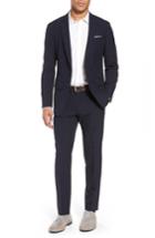 Men's Boss Helford/gander Trim Fit Plaid Wool & Cotton Suit