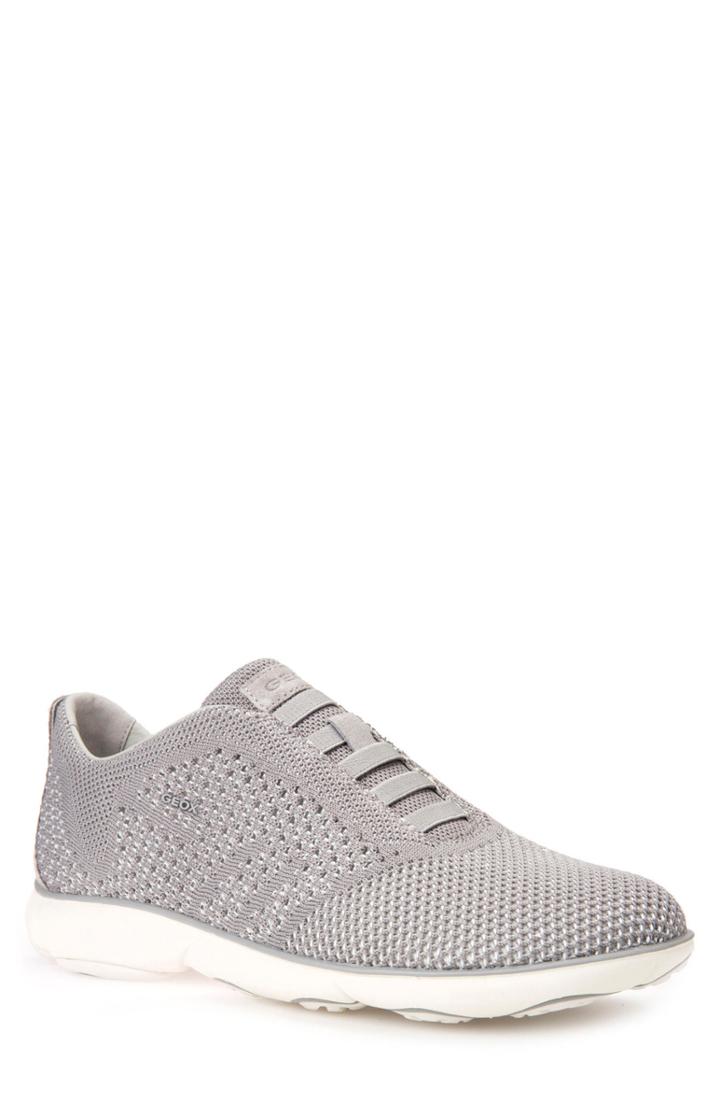 Men's Geox Nebula 42 Laceless Knit Sneaker Us / 42eu - Grey