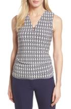 Women's Anne Klein Domus Print Top - Blue