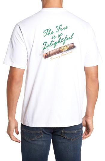 Men's Tommy Bahama The Fire Is So Delightful Graphic T-shirt - White