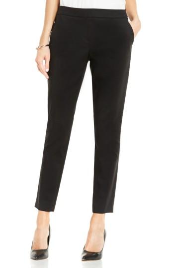 Women's Vince Camuto Double Weave Cotton Blend Ankle Pants