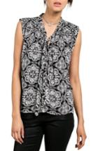 Women's Volcom Print Even More Top - Black