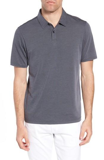 Men's Travis Mathew Shalene Fit Polo, Size Large - Blue