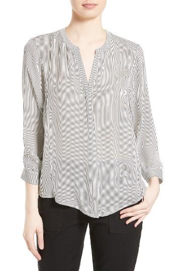 Women's Joie Drusilla Stripe Silk Blouse