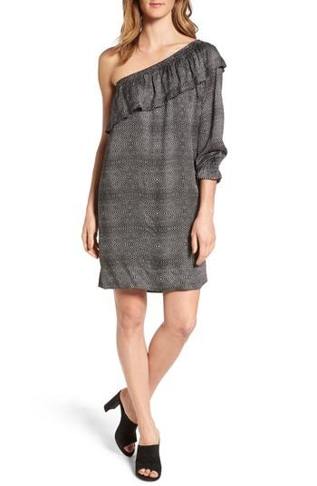 Women's Velvet By Graham & Spencer One-shoulder Print Shift Dress