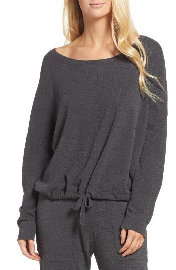 Women's Barefoot Dreams Cozychic Ultra Lite Lounge Pullover - Grey