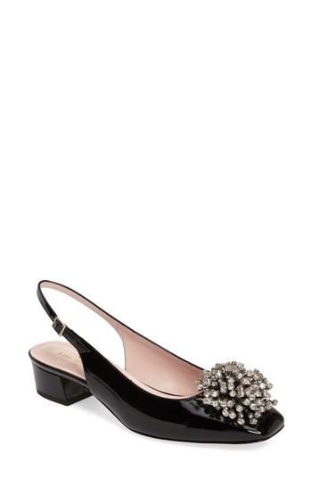 Women's Kate Spade New York Maren Slingback Pump .5 M - Black