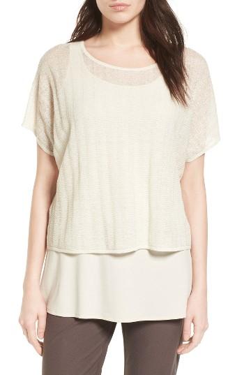 Women's Eileen Fisher Hemp Blend Top