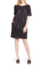 Women's Kenneth Cole New York Glitter Block T-shirt Dress - Black