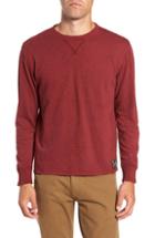 Men's Frye Long Sleeve Slub Crewneck T-shirt - Red