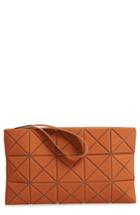 Bao Bao Issey Miyake Lucent Faux Leather Wristlet - Brown