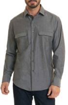 Men's Robert Graham Maestre Classic Fit Sport Shirt - Grey