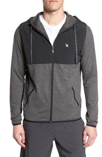 Men's Vuori Elements Slim Fit Zip Hoodie - Grey