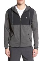 Men's Vuori Elements Slim Fit Zip Hoodie - Grey
