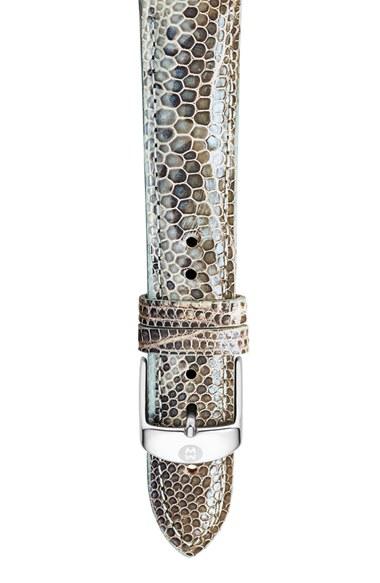 Women's Michele 20mm Lizardskin Watch Strap